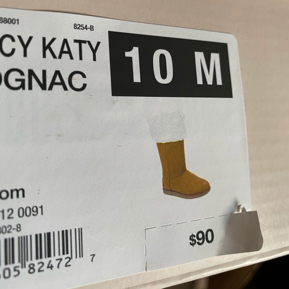 Womans Juicy Couture furry faux fur boots cognac brown BNWT NIB sizes 7-10 NWT - Picture 11 of 13